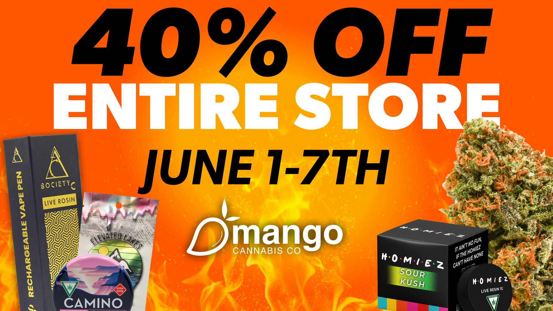 Mango Cannabis - New Buffalo - Now Open! 40% OFF ENTIRE STORE!