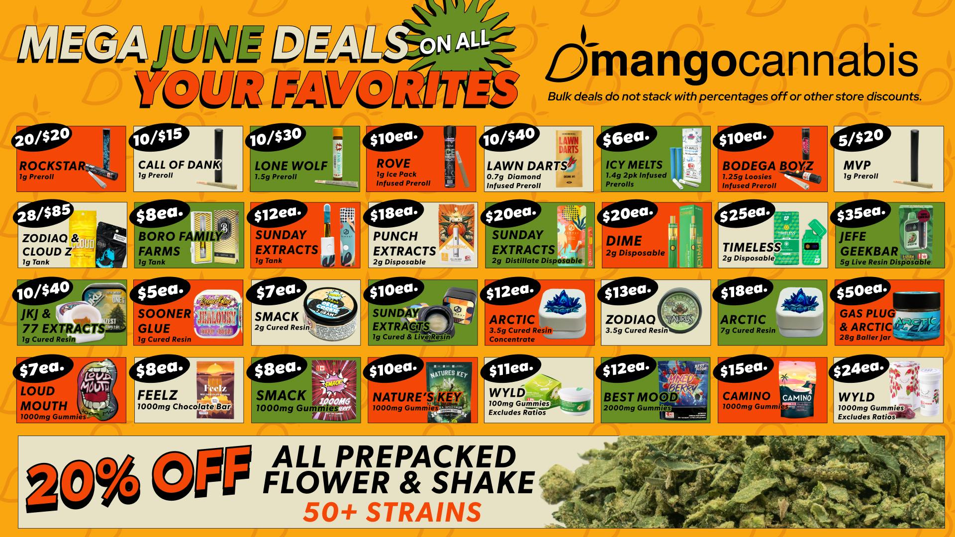 Mango Cannabis - OKC NW Expy Unbeatable Deals for June!