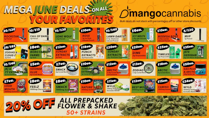 Mango Cannabis - Bixby Now Open! Unbeatable Deals for June!