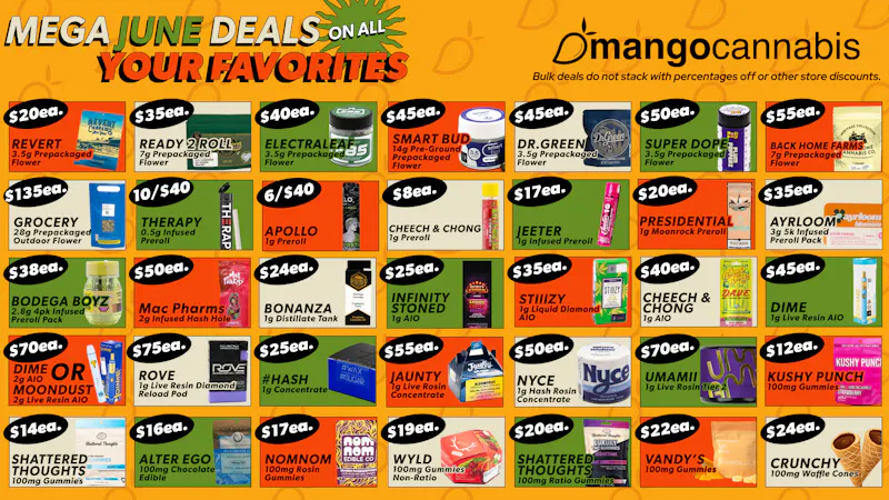 Mango Cannabis - Rochester Unbeatable Deals June!