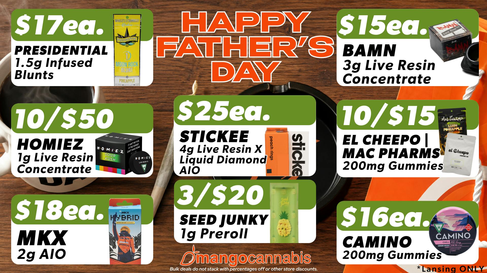 Mango Cannabis - Lansing Father's Day Deals!