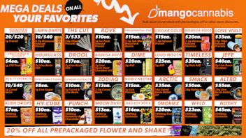 Mango Cannabis - Edmond Unbeatable September Mega Deals!