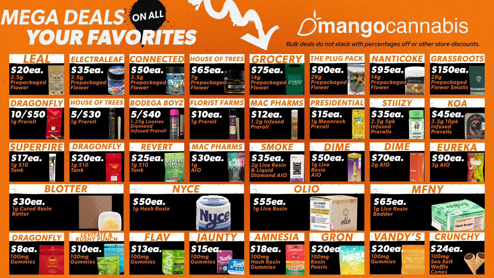 Mango Cannabis - Rochester Unbeatable September MEGA Deals!