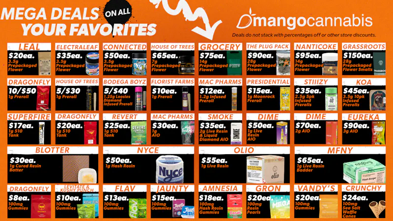 Mango Cannabis - Rochester Delivery Unbeatable September MEGA Deals!