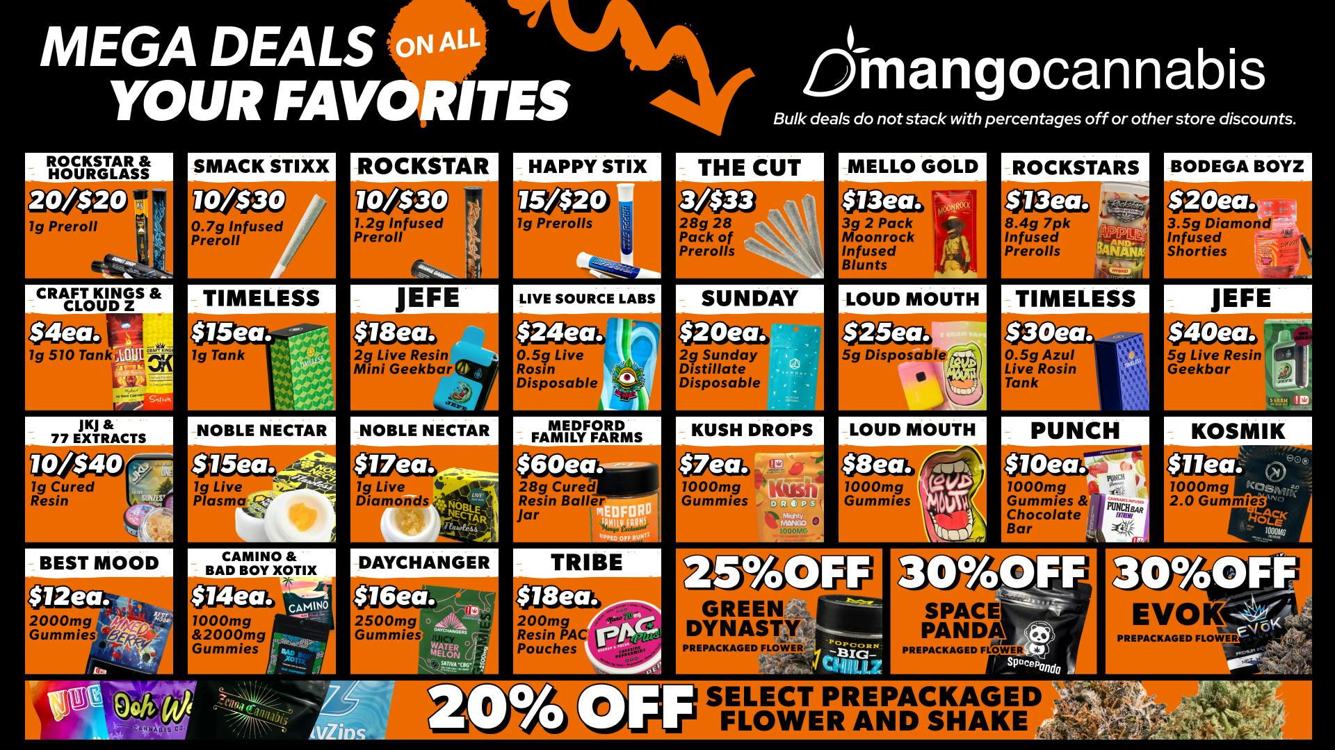 Mango Cannabis - Bixby Unbeatable Mega Deals!