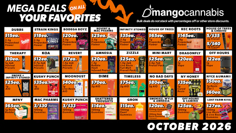Mango Cannabis - Rochester Delivery Unbeatable MEGA Deals!