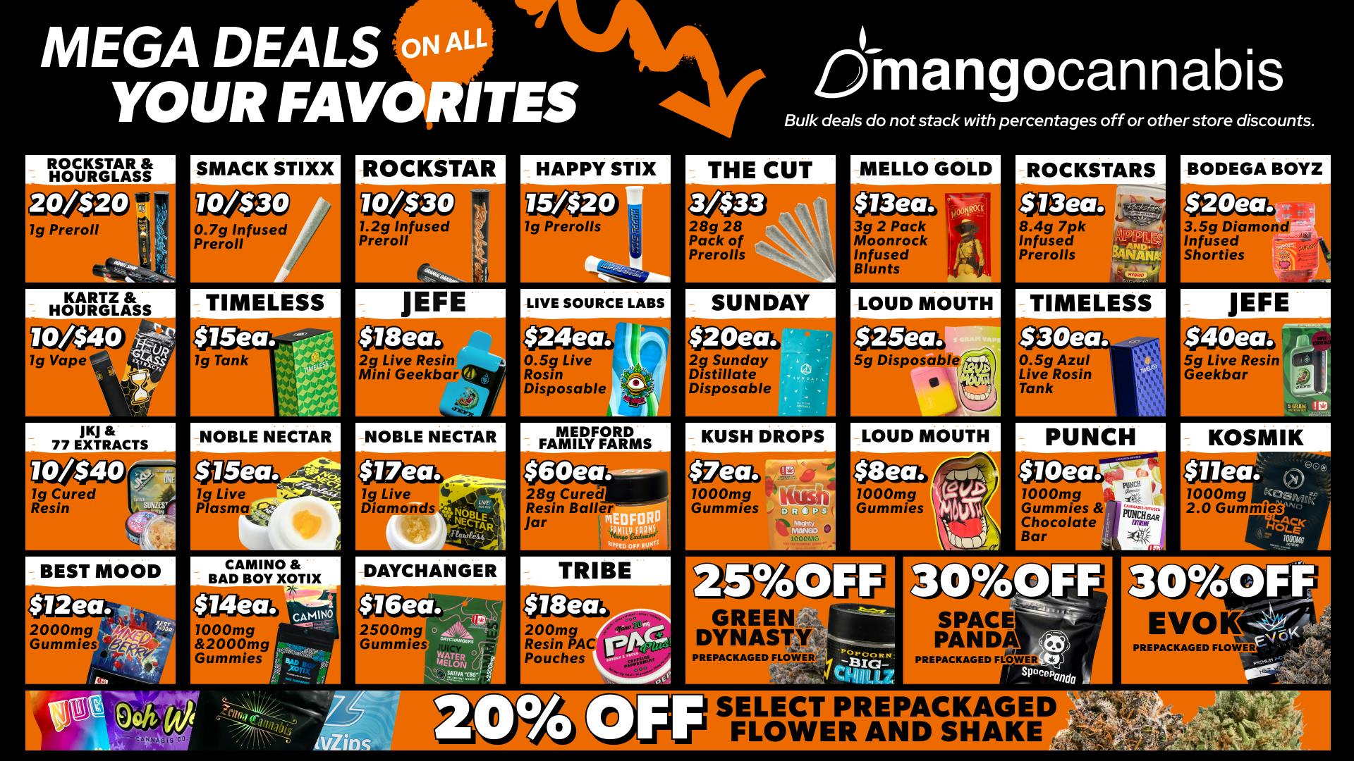 Mango Cannabis - Norman Unbeatable Mega Deals!