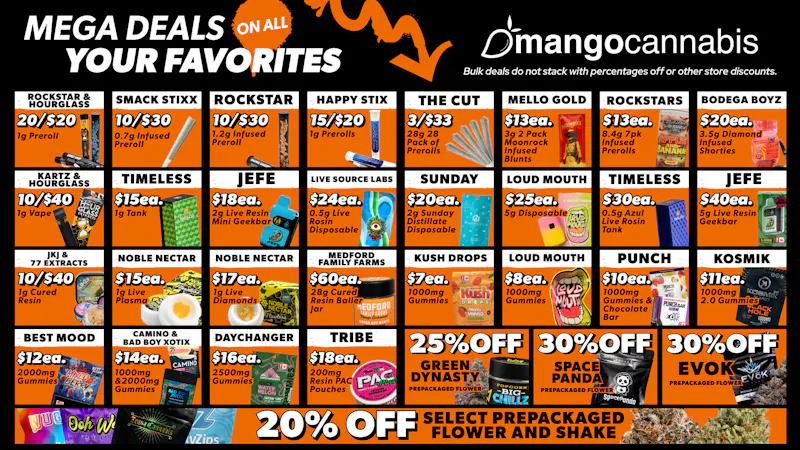 Mango Cannabis - OKC NW Expy Unbeatable Mega Deals!