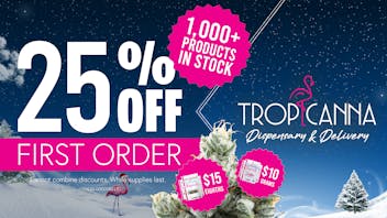 Tropicanna Dispensary and Weed Delivery 25% Off First Purchase