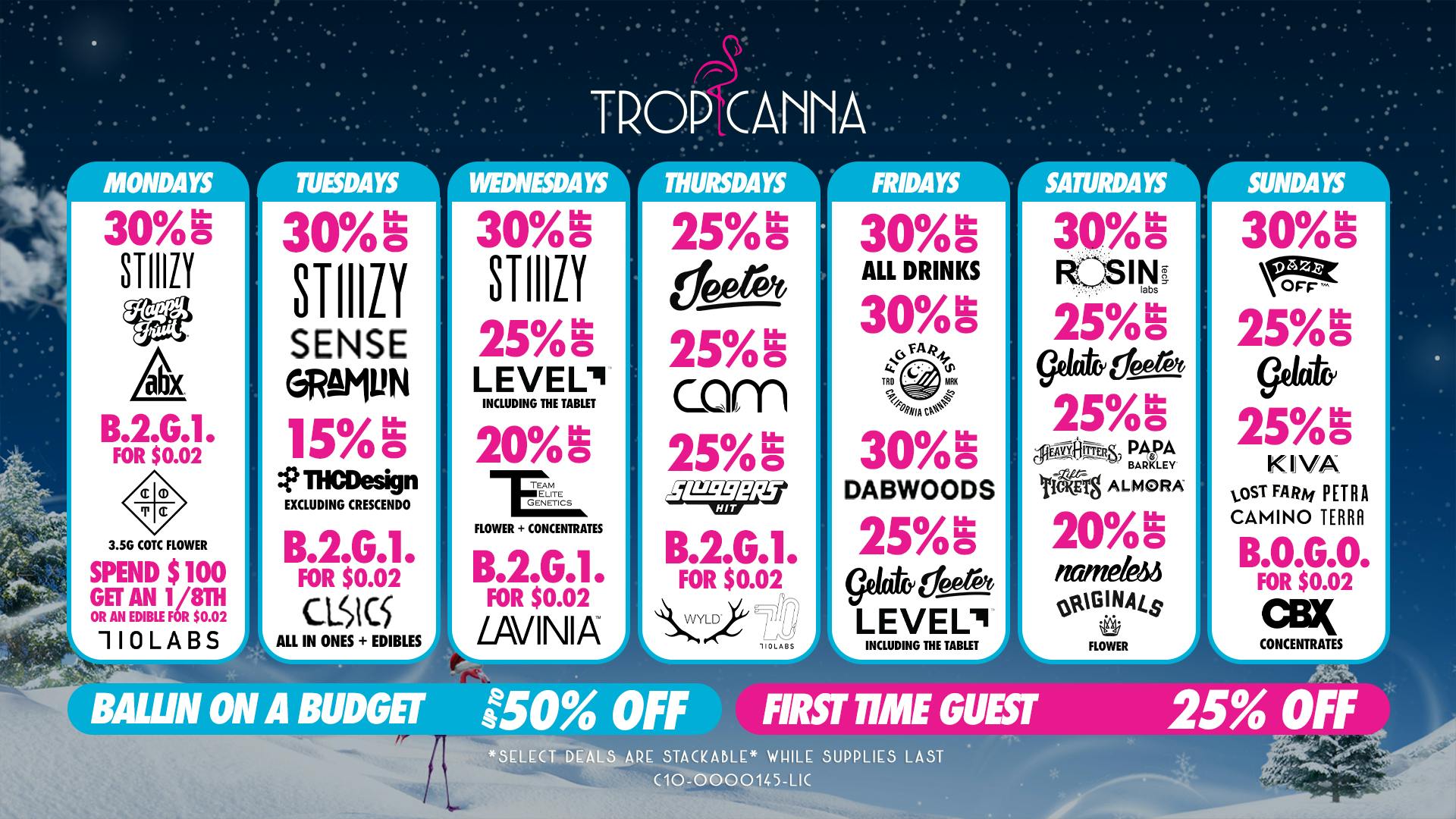 Tropicanna Dispensary and Weed Delivery - Irvine Ballin on a Budget | 50% Off