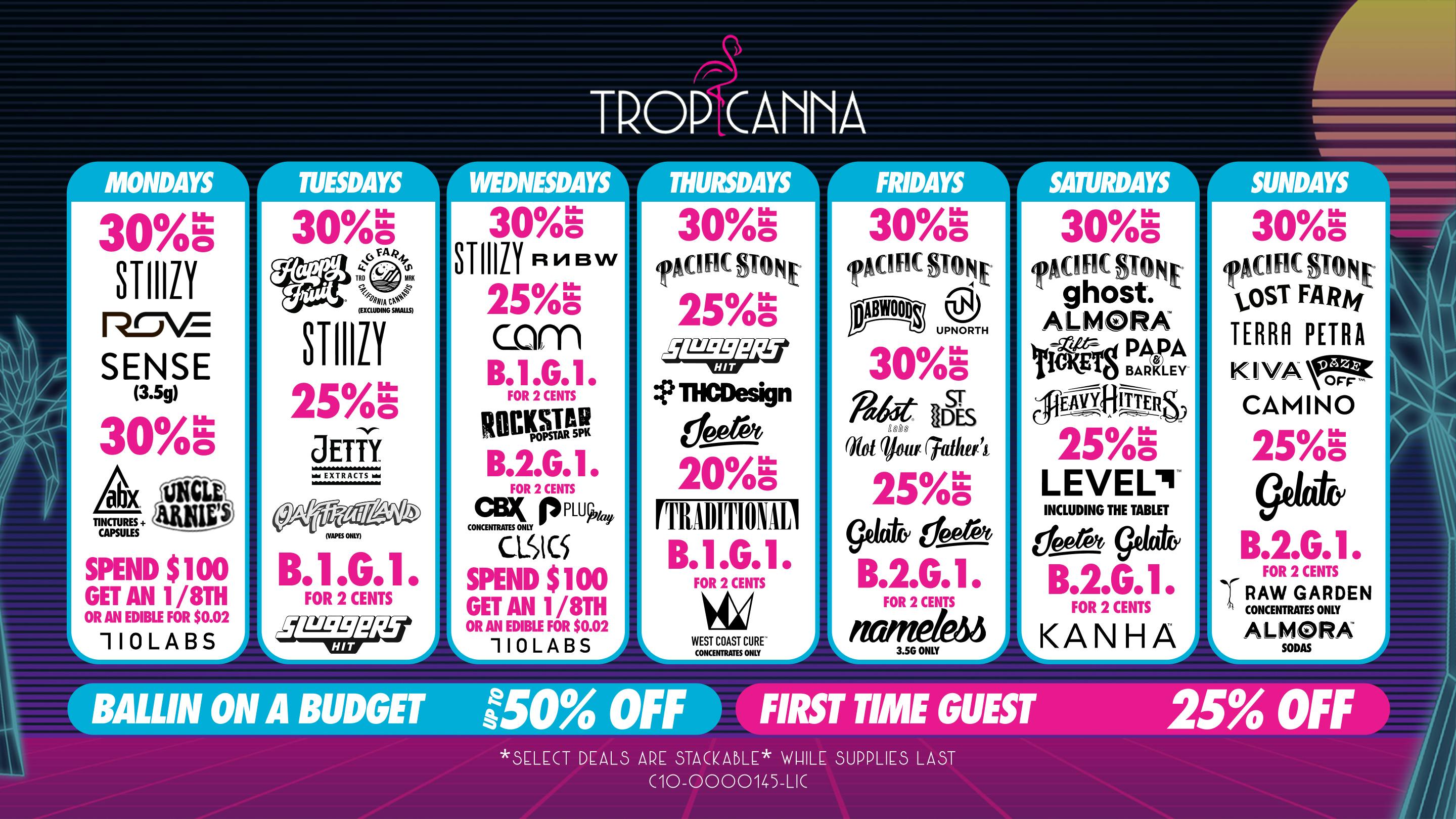 Tropicanna Dispensary and Weed Delivery - Irvine Ballin on a Budget | 50% Off