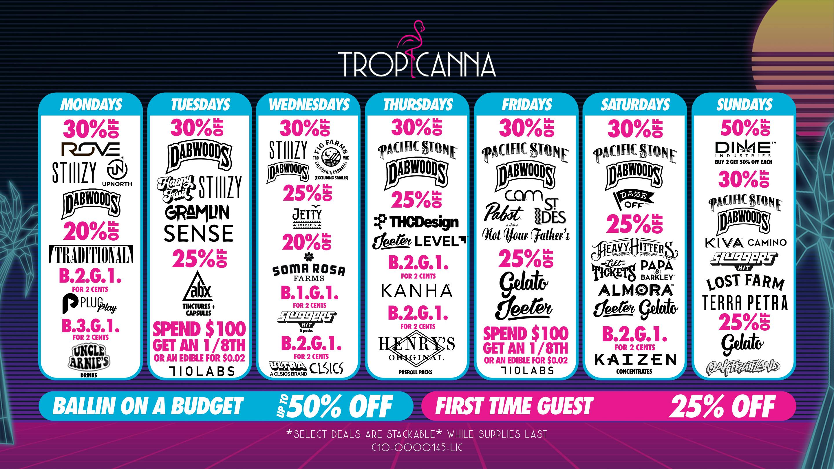 Tropicanna Dispensary and Weed Delivery - Irvine Ballin on a Budget | 50% Off