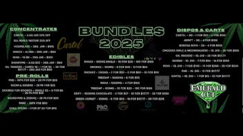 Emerald Cut Widest Variety of Concentrates!