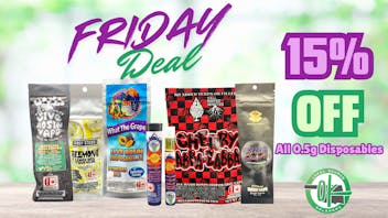 Lokal Source Friday Deal! All 0.5g Rosin Disposables 15% OFF!!