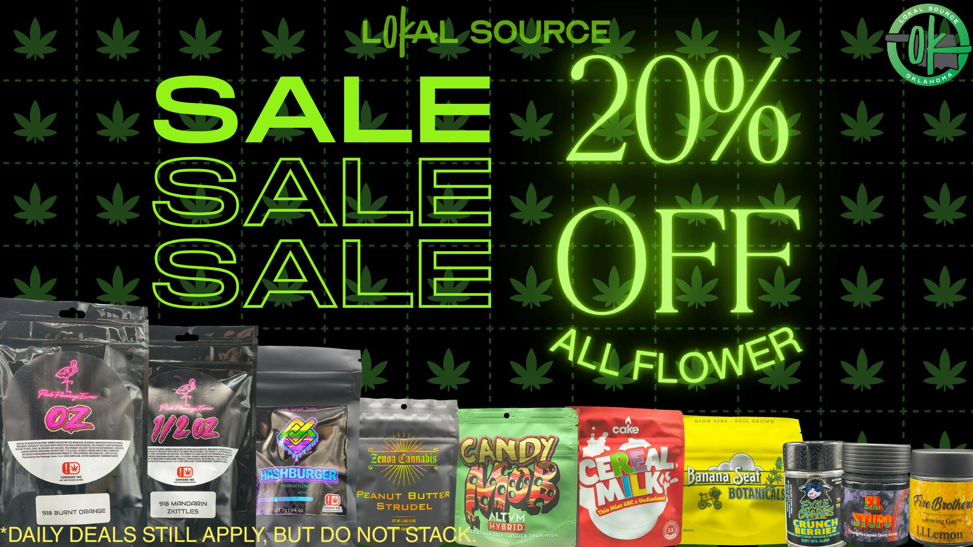 Lokal Source SUMMER SALE 20% OFF ALL FLOWER! FRI, SAT & SUN!