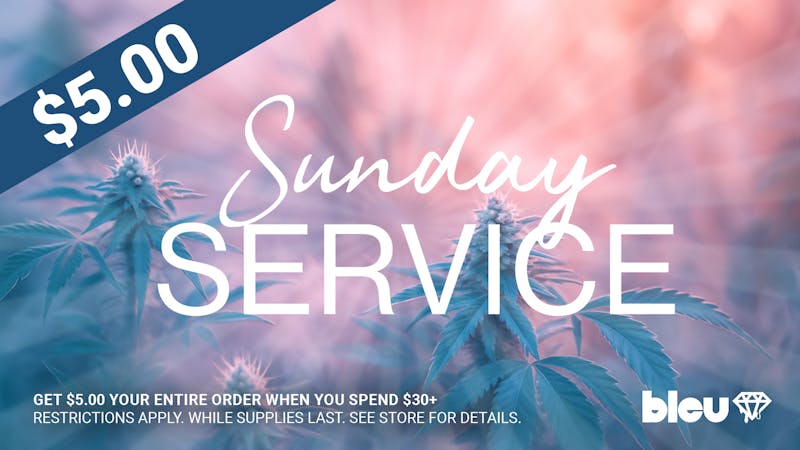 Bleu Diamond Sunday Service Free $5.00