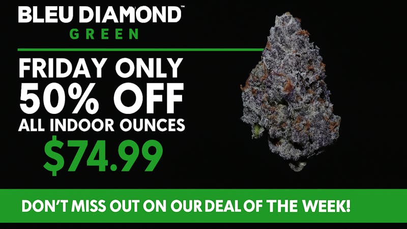 Bleu Diamond 🌿 50% OFF ALL EXOTIC INDOOR FLOWER! 🌿 $74.99