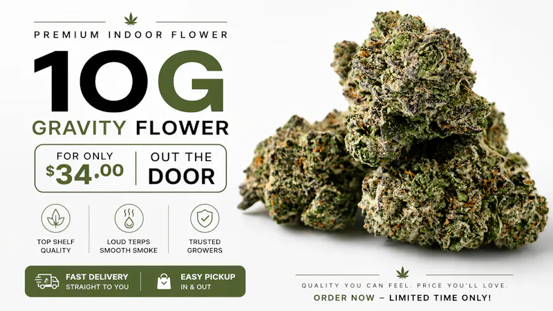 Bleu Diamond 🔥 10G GRAVITY FLOWER – ONLY $34 OTD 🚀