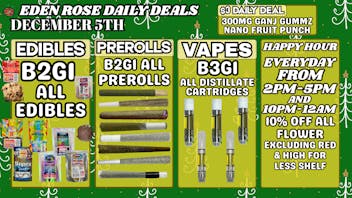 Bloom Cannabis Co - Mustang EDEN ROSE DAILY DEALS 12.5.25