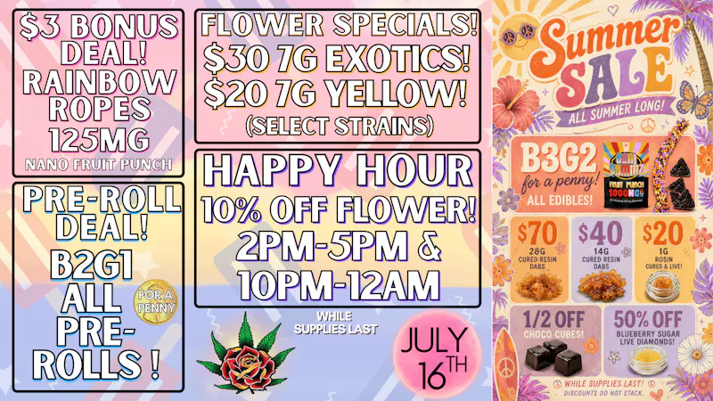 Eden Rose Dispensary EDENDAILYDEAL071626
