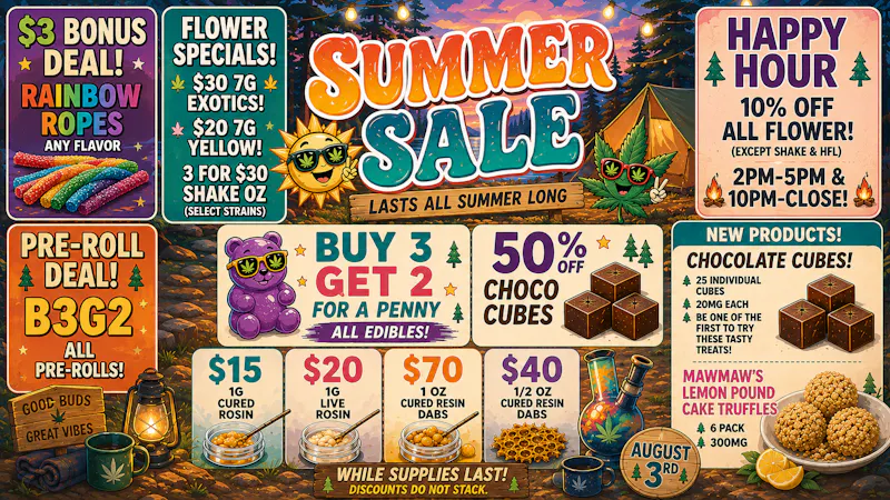 Eden Rose Dispensary `Eden Rose Deals 08/03/2026