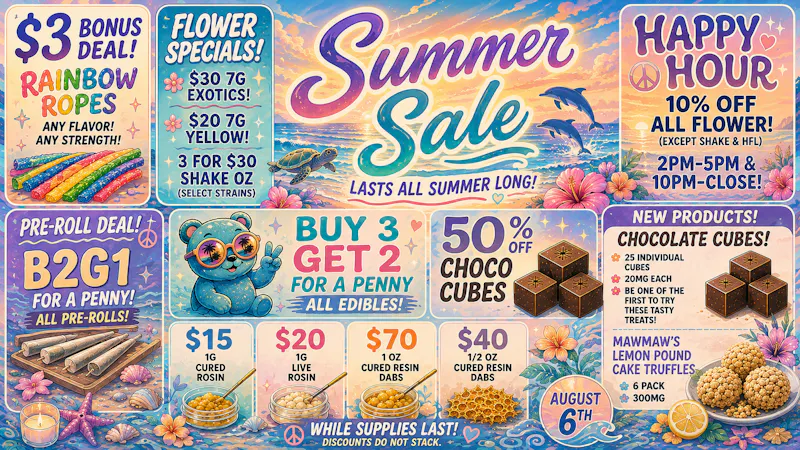 Eden Rose Dispensary Eden Rose Deals 08/06/2026