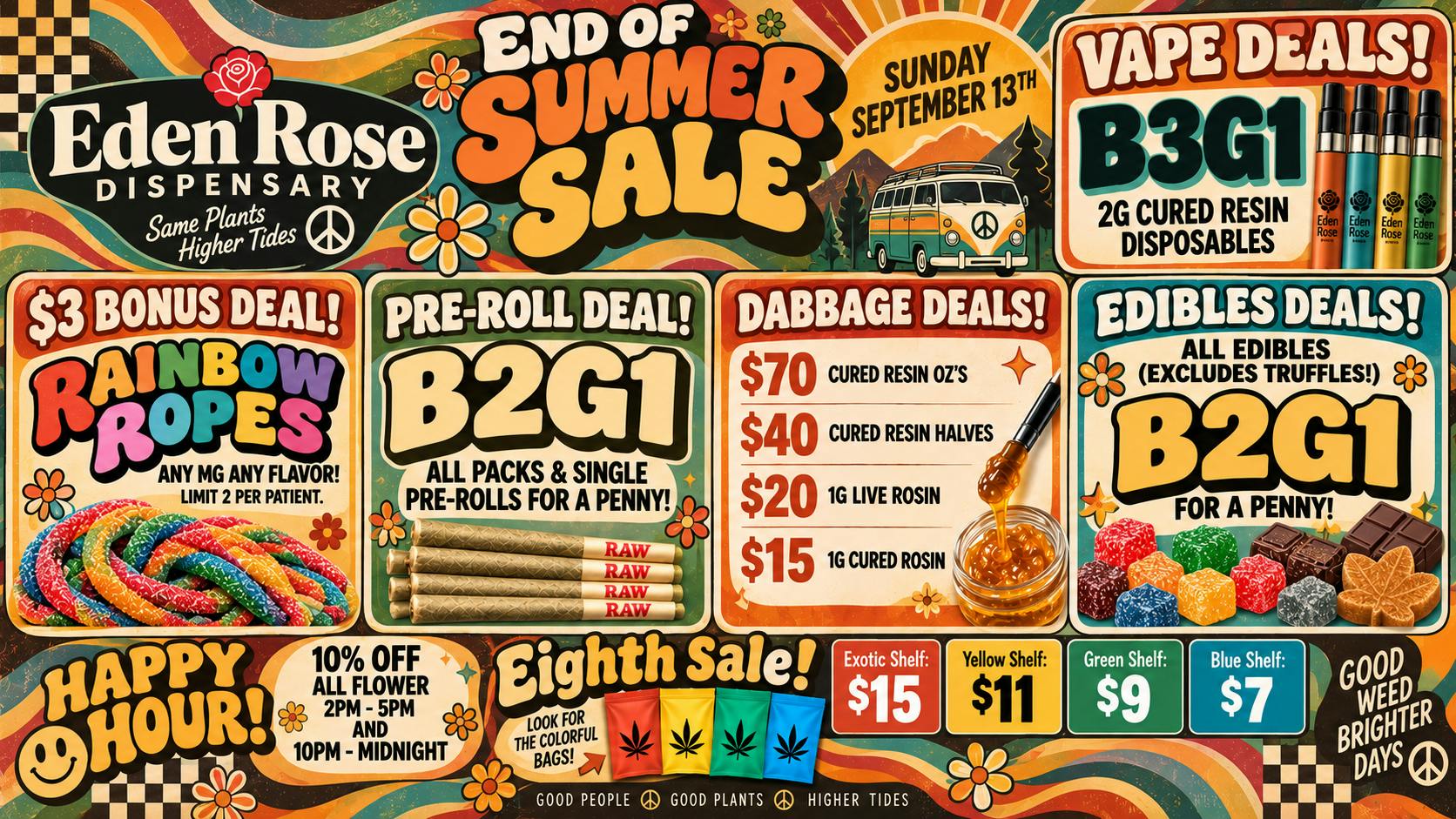 Eden Rose Dispensary - South Eden Rose Daily Deals 09/13/2026