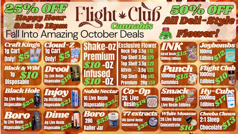 Flight Club - Norman FALL INTO SAVINGS !
