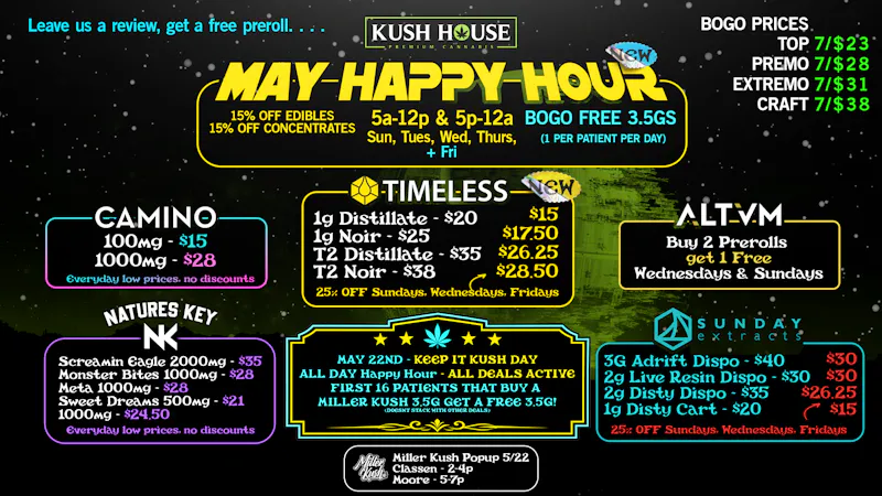 Kush House - 24 Hours Never Closed & Drive Thru! - Moore 😌💨BUY 1 GET 1 FREE 3.5G SAME SHELF😶‍🌫️