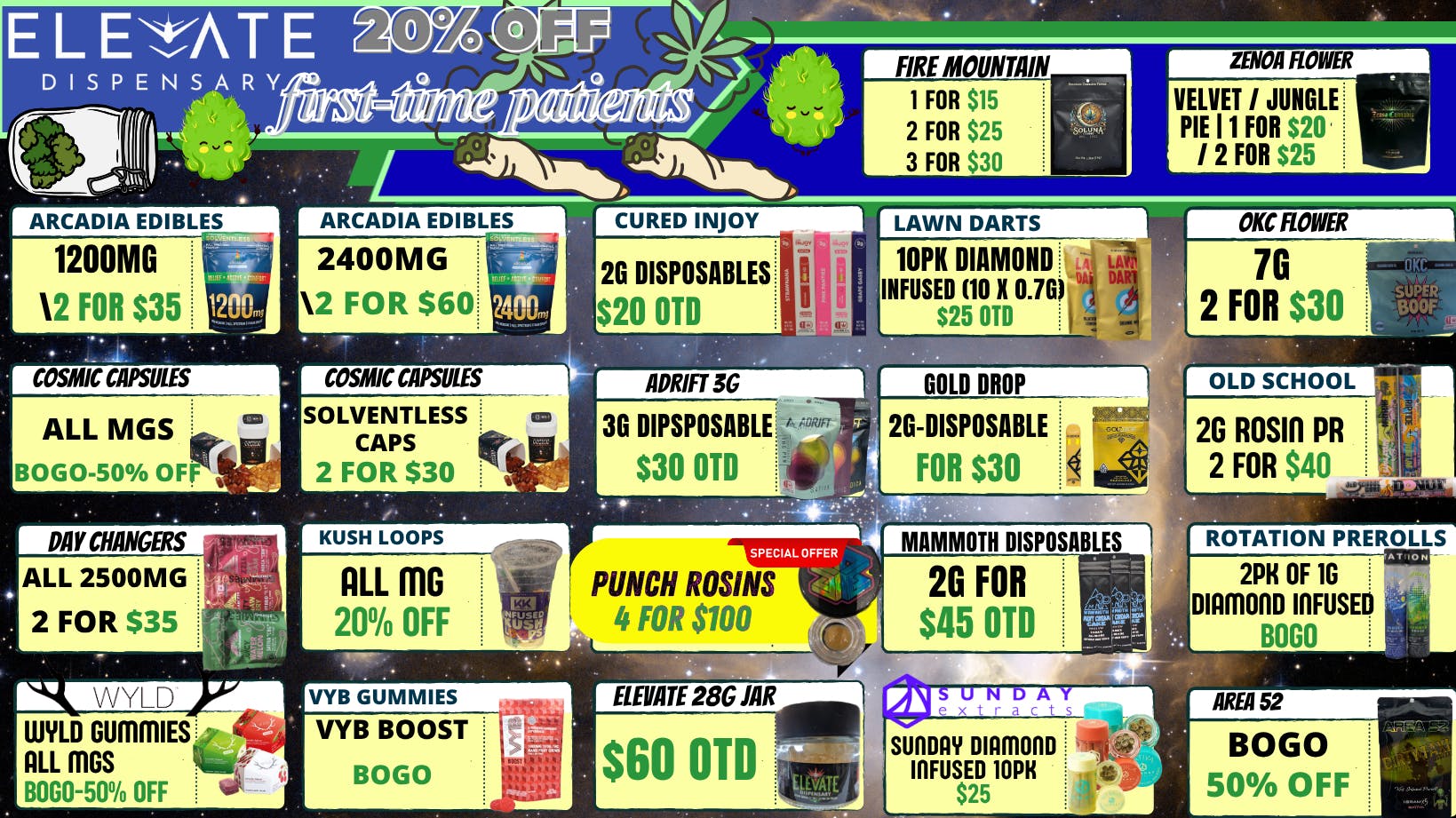 Elevate Dispensary Smoke Shop - Bethany Now Open April Madness Hot Sales