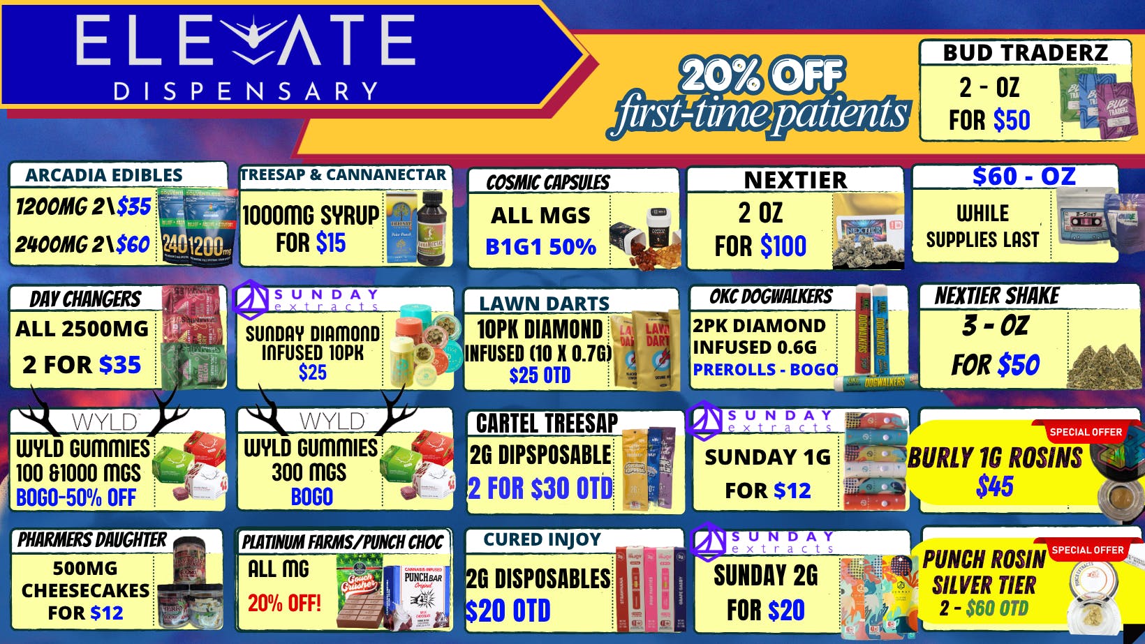 Elevate Dispensary Smoke Shop - Bethany Now Open May Madness (Wax Wednesday)