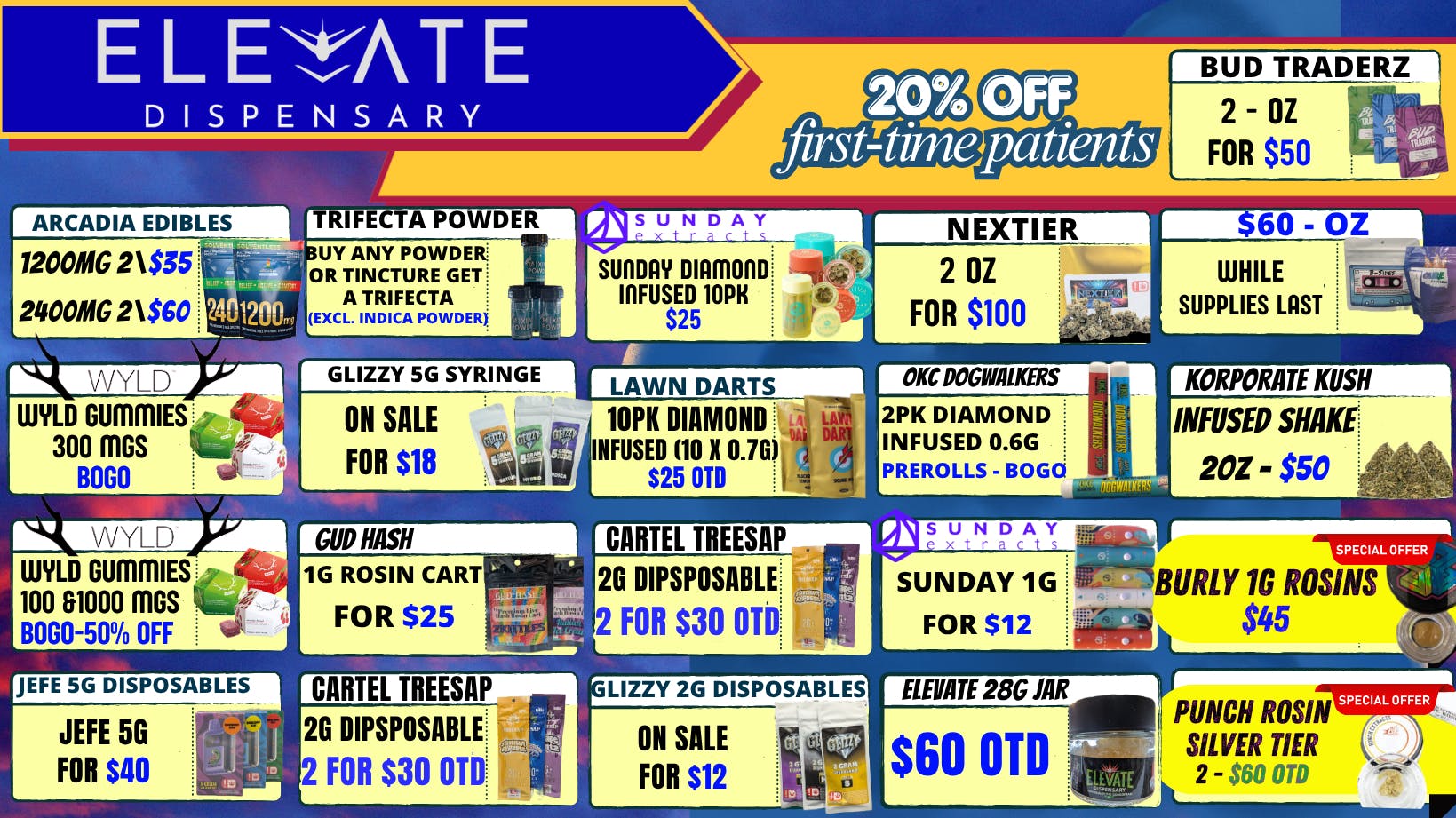 Elevate Dispensary Smoke Shop - Bethany Now Open May Madness (Lit Friday)