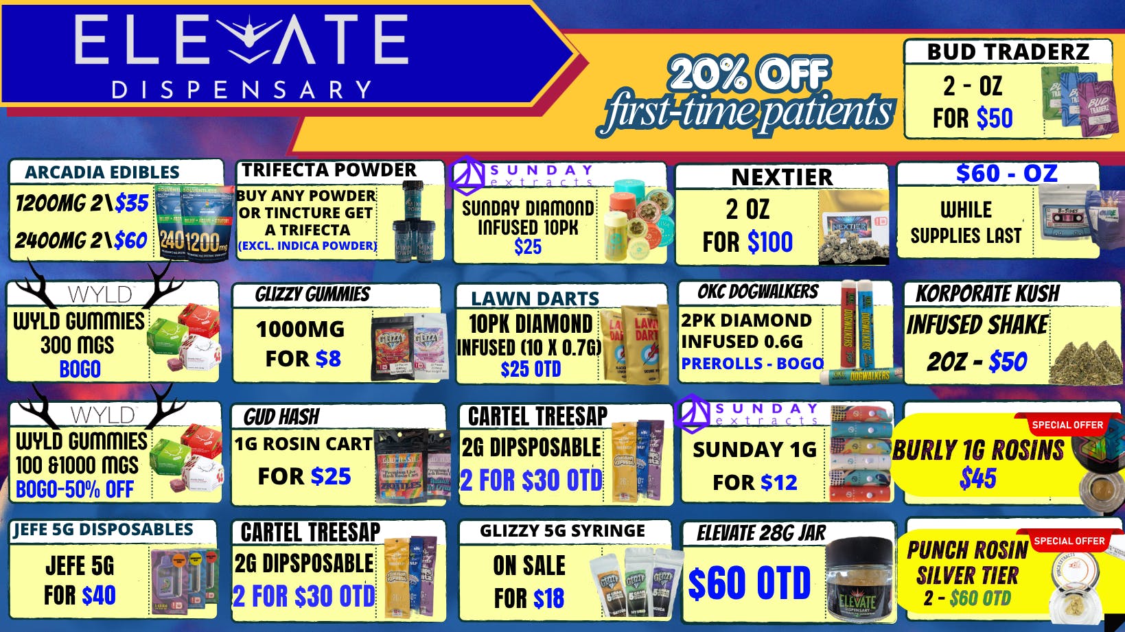 Elevate Dispensary Smoke Shop - Bethany Now Open Wax Wednesday - 15% off