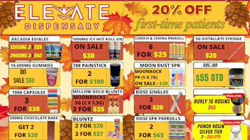 Elevate Dispensary Wax Wednesday!! Get 28g house wax for $50!!