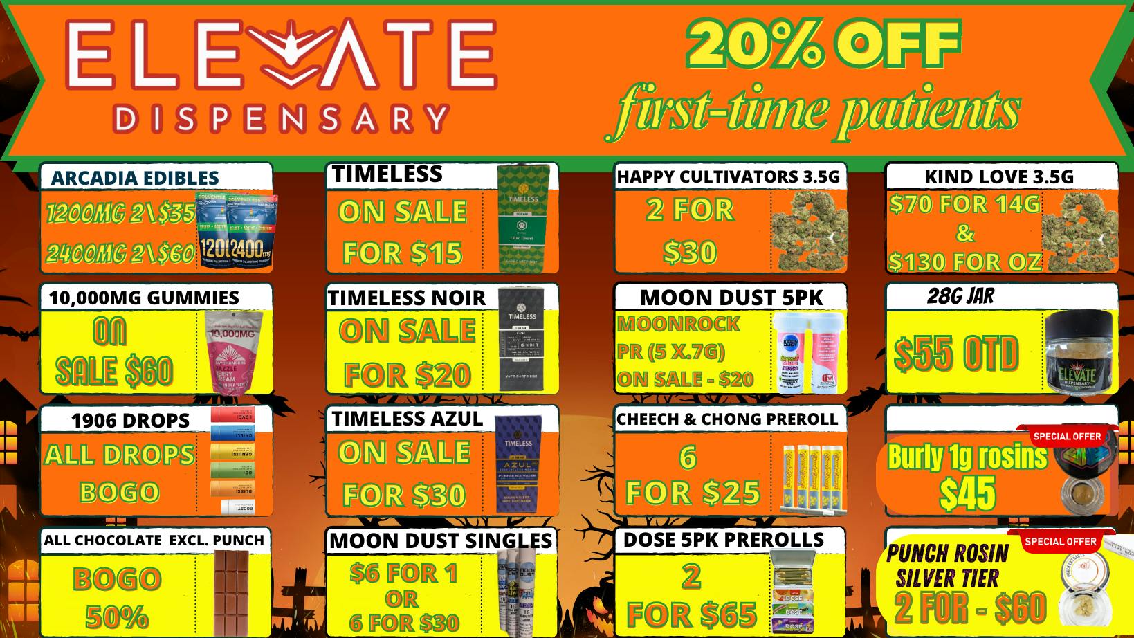 Elevate Dispensary Smoke Shop - Bethany Now Open Merch Saturday!!