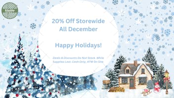 Kinship Cannabis Co- Albion 20% Off Storewide All December - Happy Holidays!