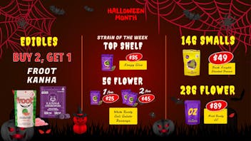 SUGARBUDZ HALLOWEED MONTH AT SUGARBUDZ