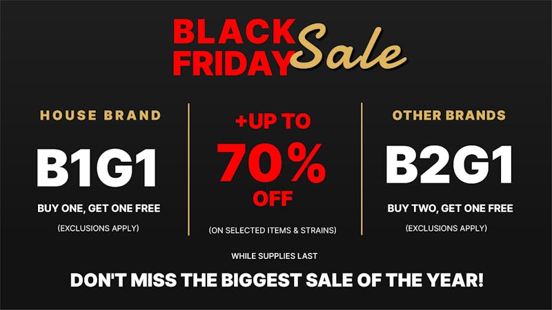 SUGARBUDZ BLACK FRIDAY SALE SUGARBUDZ