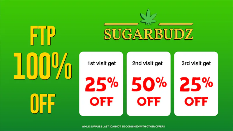 SUGARBUDZ FTP 100% OFF AT SUGARBUDZ