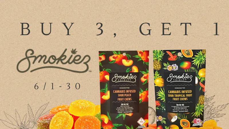 Silver Stem Fine Cannabis Denver East Buy 3, Get 1 on Smokiez Gummies