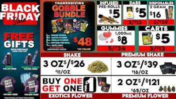 Waves Cannabis Co 🔥🔥BLACK FRIDAY DEALS🔥 OPEN THANKSGIVING DAY!
