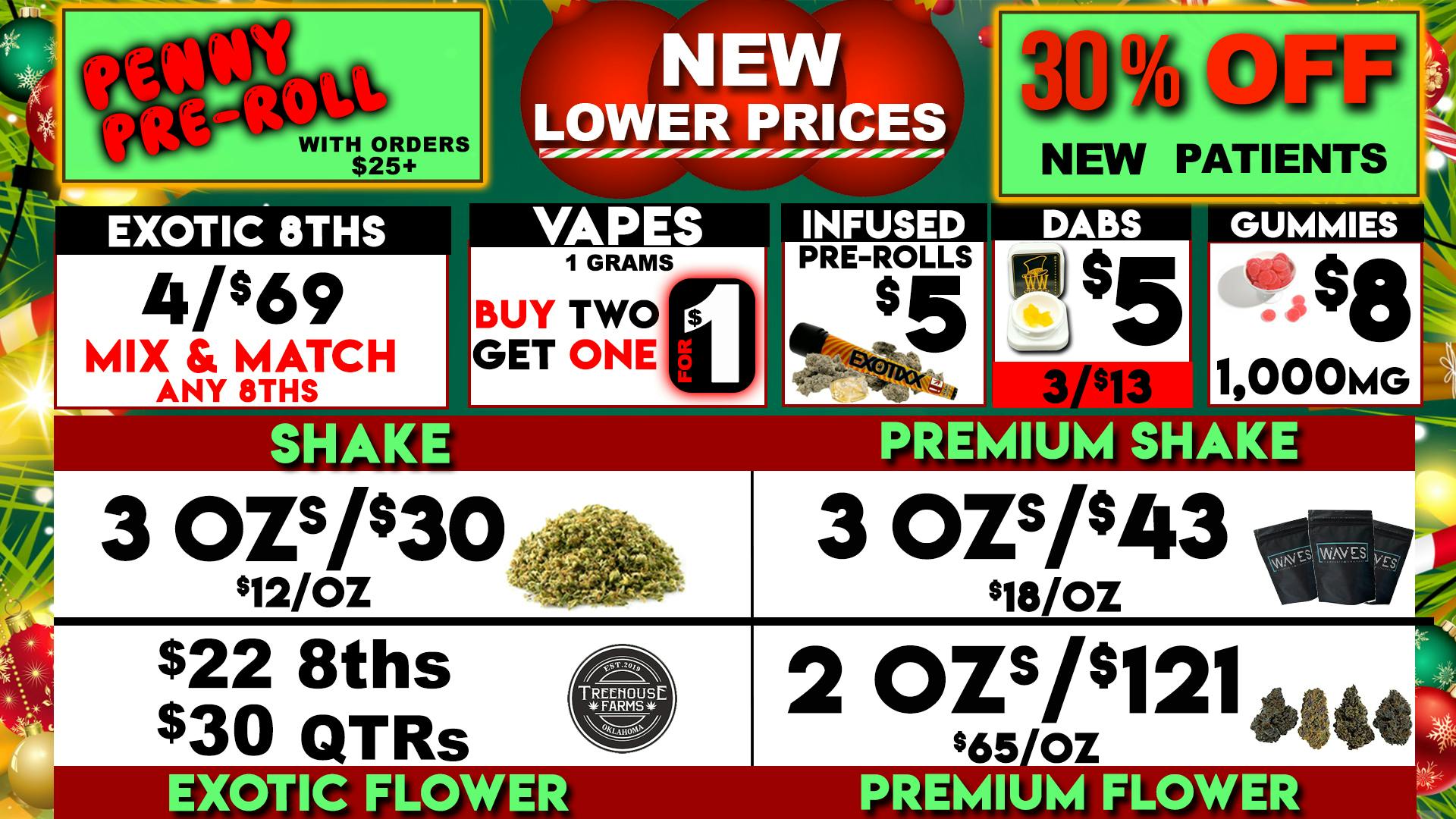 Waves Cannabis Co 🔥🔥 NEW LOWER PRICING + $12/OUNCES Shake 🔥🔥
