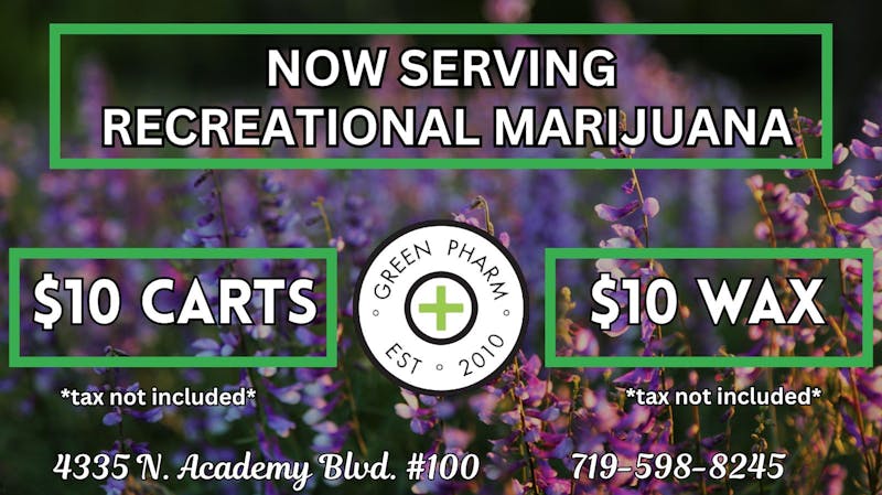 Green Pharm 2 $10 wax! $10 Carts!