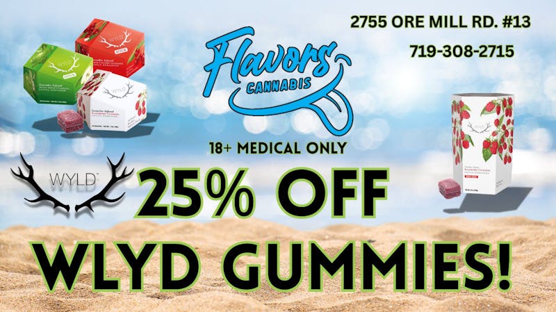 Flavors 25% OFF WYLD GUMMIES