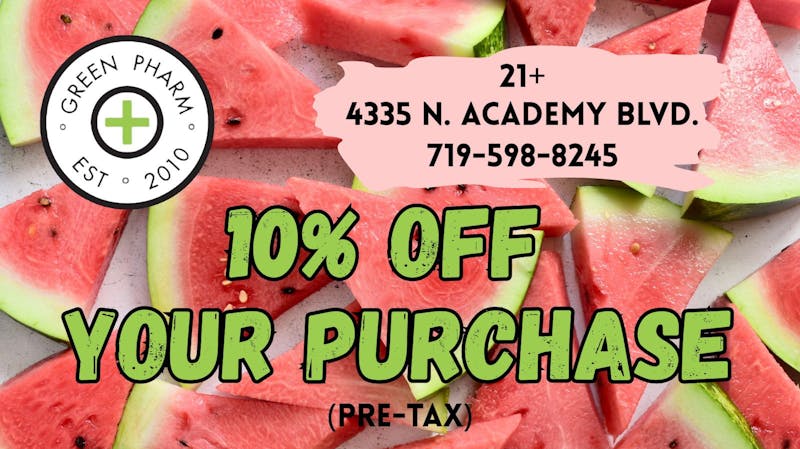 Green Pharm 2 10% OFF YOUR PURCHASE!