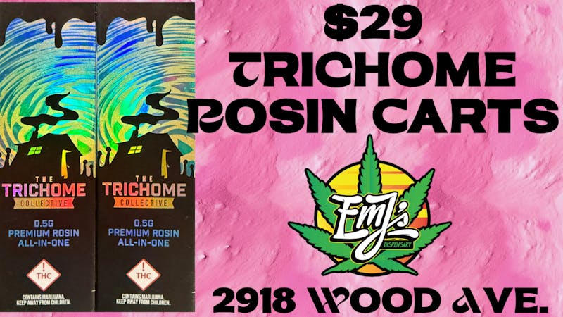 EmJ's $29 Trichome Rosin Carts!