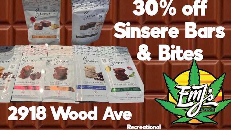 EmJ's Sinsere Bars on Sale!!