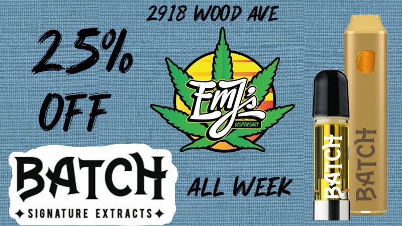 EmJ's 25% off Batch ALL WEEK!