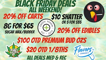 Green Pharm 2 Black Friday Deals ALL Weekend!