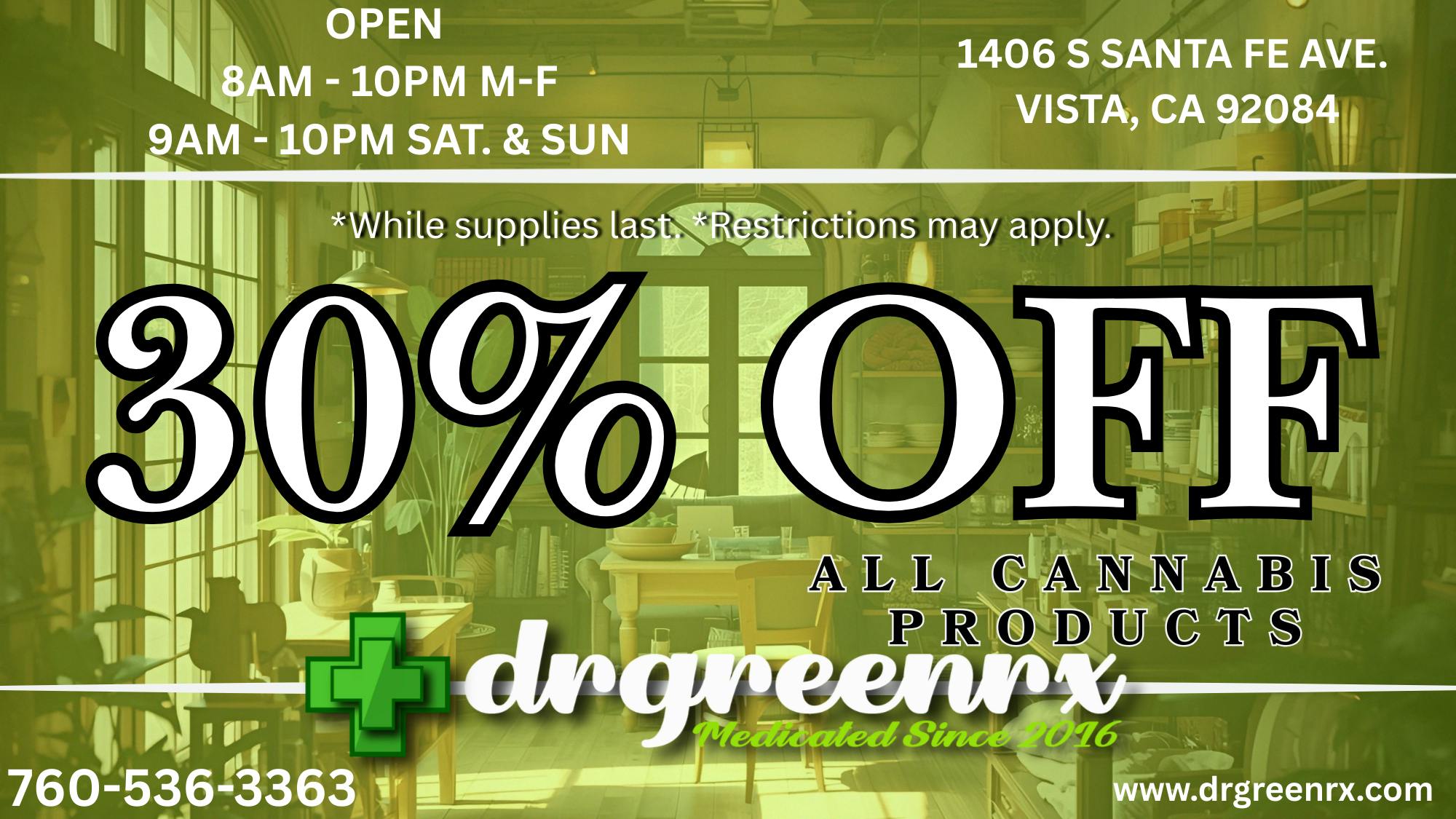 drgreenrx 30% OFF STOREWIDE and BOGOs!